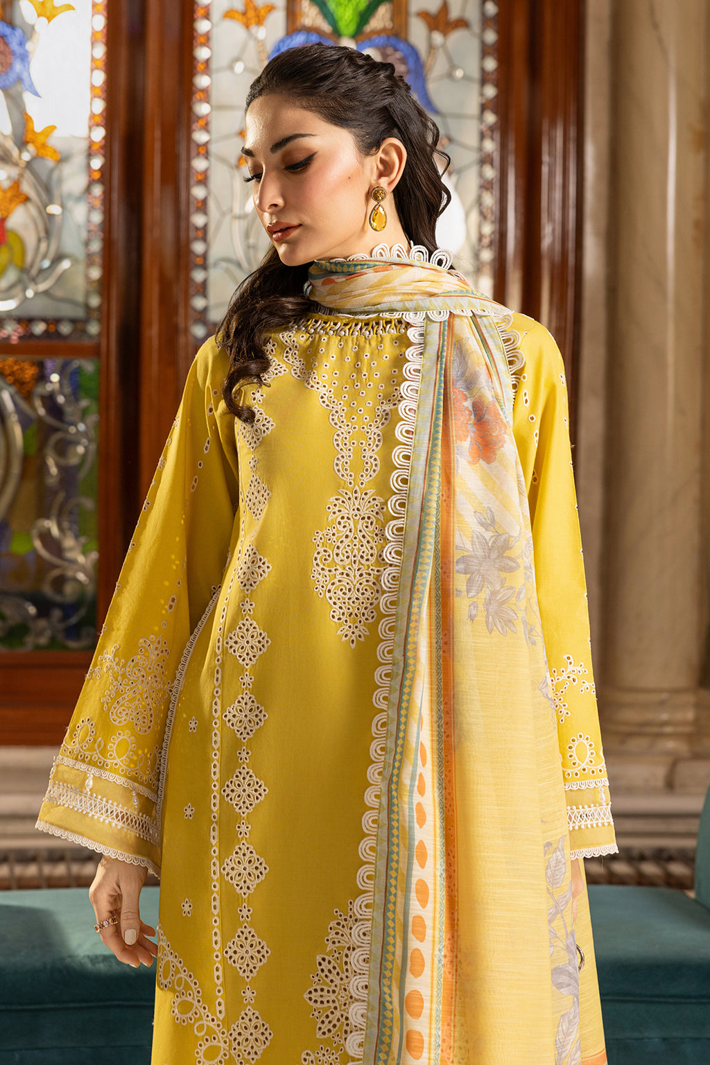 Embroidered Shirt Shalwar Dupatta - 4015