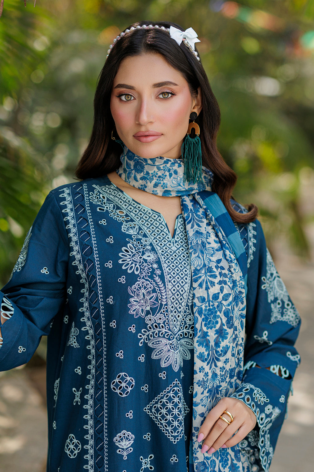 Embroidered Shirt Shalwar Dupatta - 4016