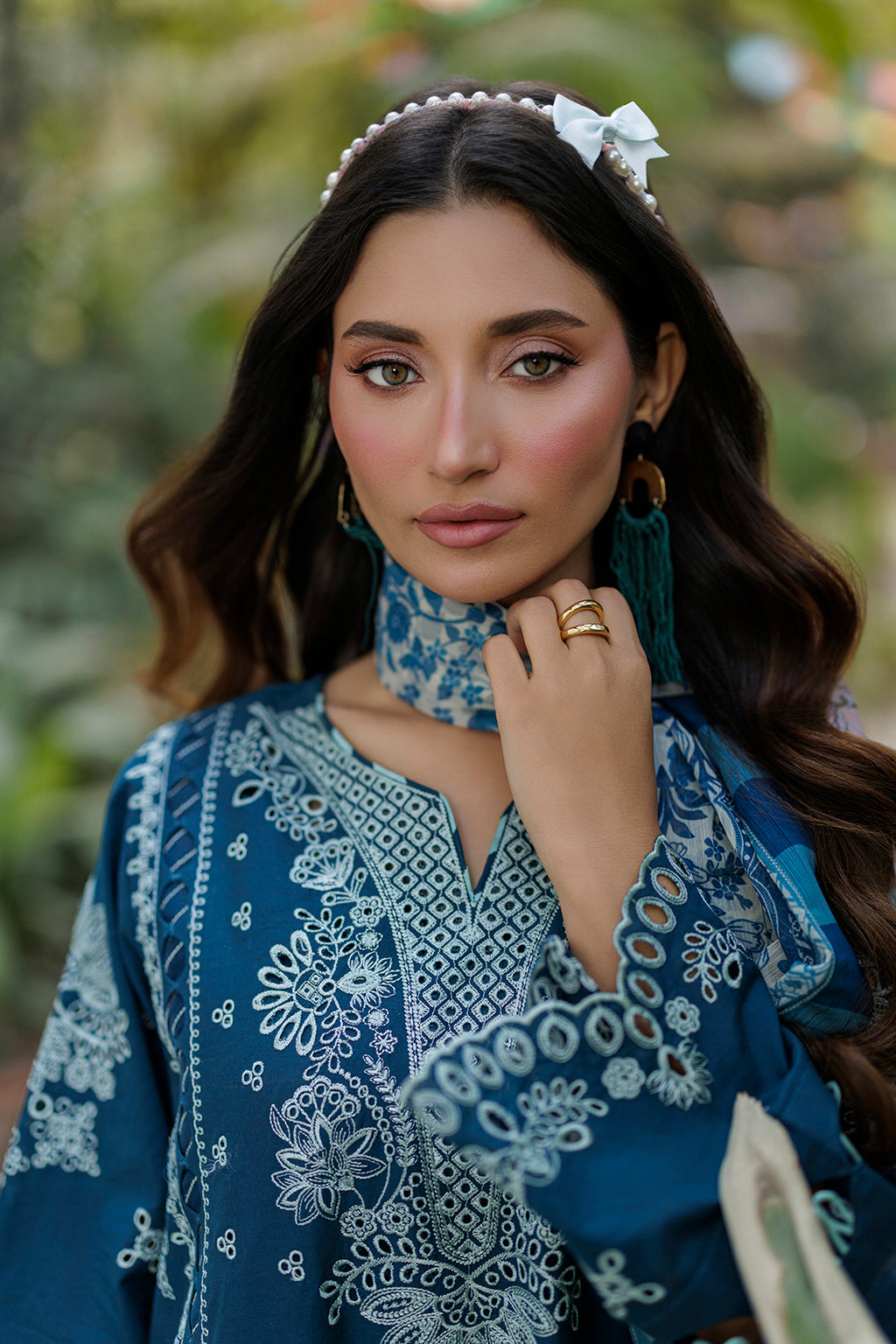 Embroidered Shirt Shalwar Dupatta - 4016