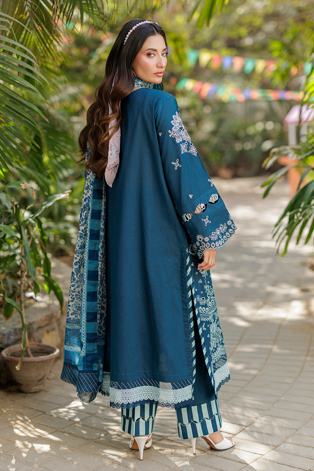 Embroidered Shirt Shalwar Dupatta - 4016