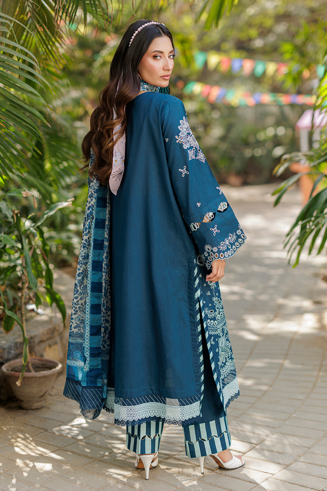 Embroidered Shirt Shalwar Dupatta - 4016