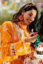 Embroidered Shirt Shalwar Dupatta - 4017