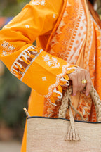 Embroidered Shirt Shalwar Dupatta - 4017