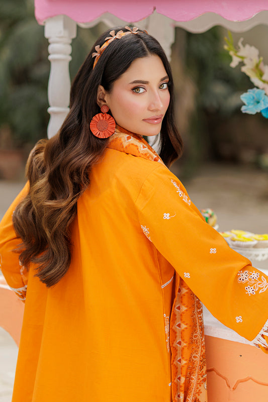 Embroidered Shirt Shalwar Dupatta - 4017