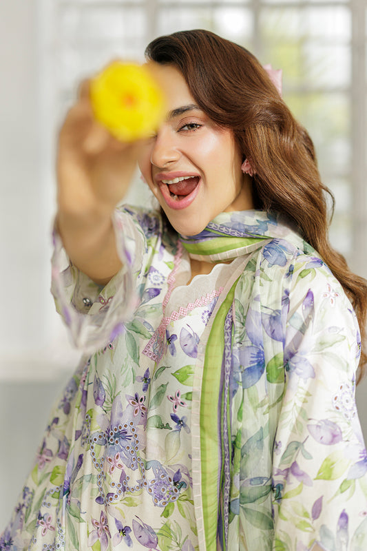 Embroidered Shirt Shalwar Dupatta - 4020