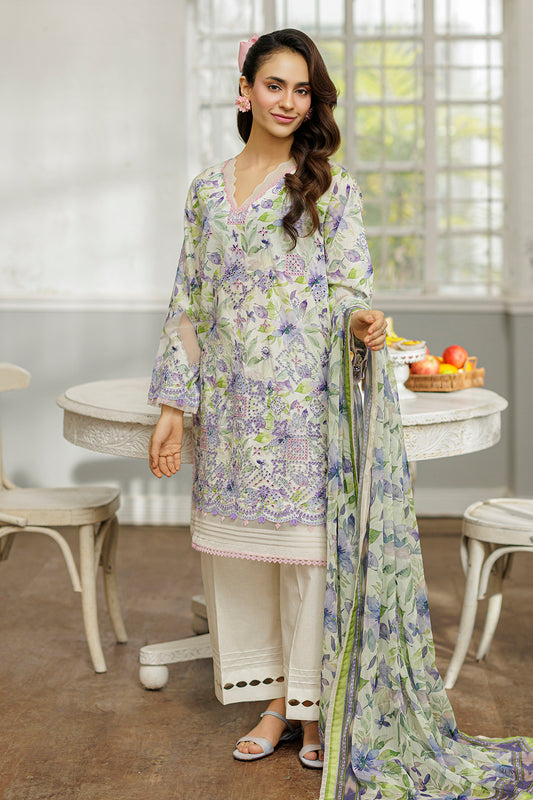 Embroidered Shirt Shalwar Dupatta - 4020