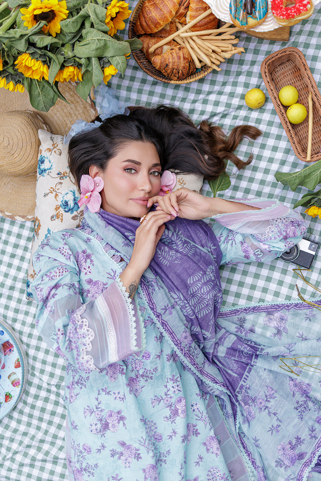 Embroidered Shirt Shalwar Dupatta - 4021