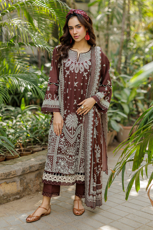Embroidered Shirt Shalwar Dupatta - 4022