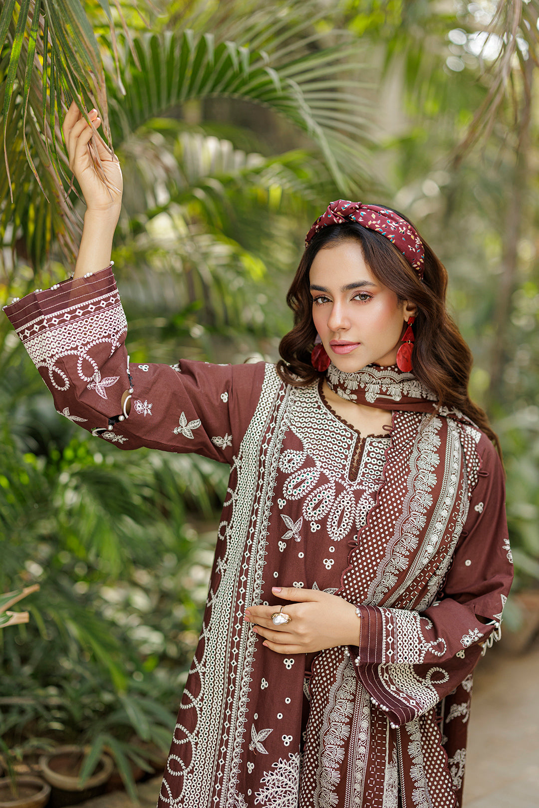 Embroidered Shirt Shalwar Dupatta - 4022