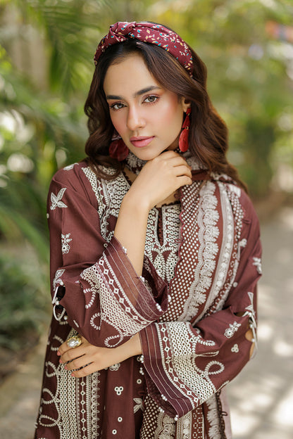 Embroidered Shirt Shalwar Dupatta - 4022
