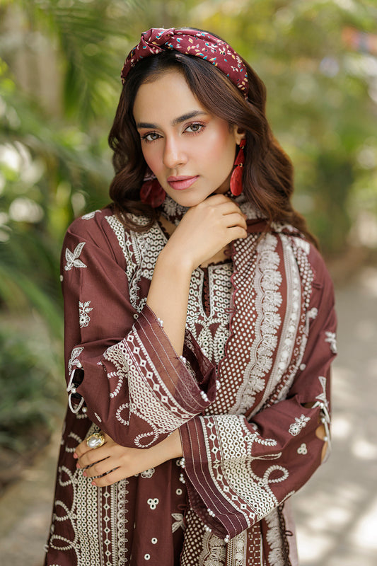 Embroidered Shirt Shalwar Dupatta - 4022