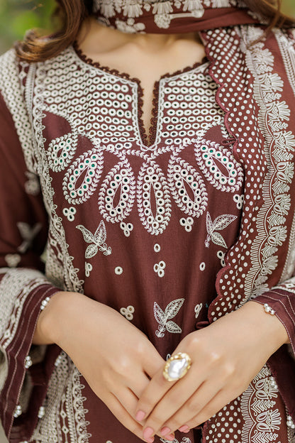 Embroidered Shirt Shalwar Dupatta - 4022