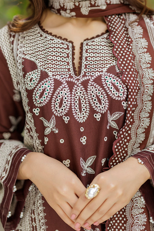 Embroidered Shirt Shalwar Dupatta - 4022