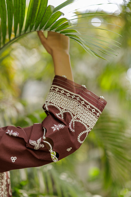 Embroidered Shirt Shalwar Dupatta - 4022