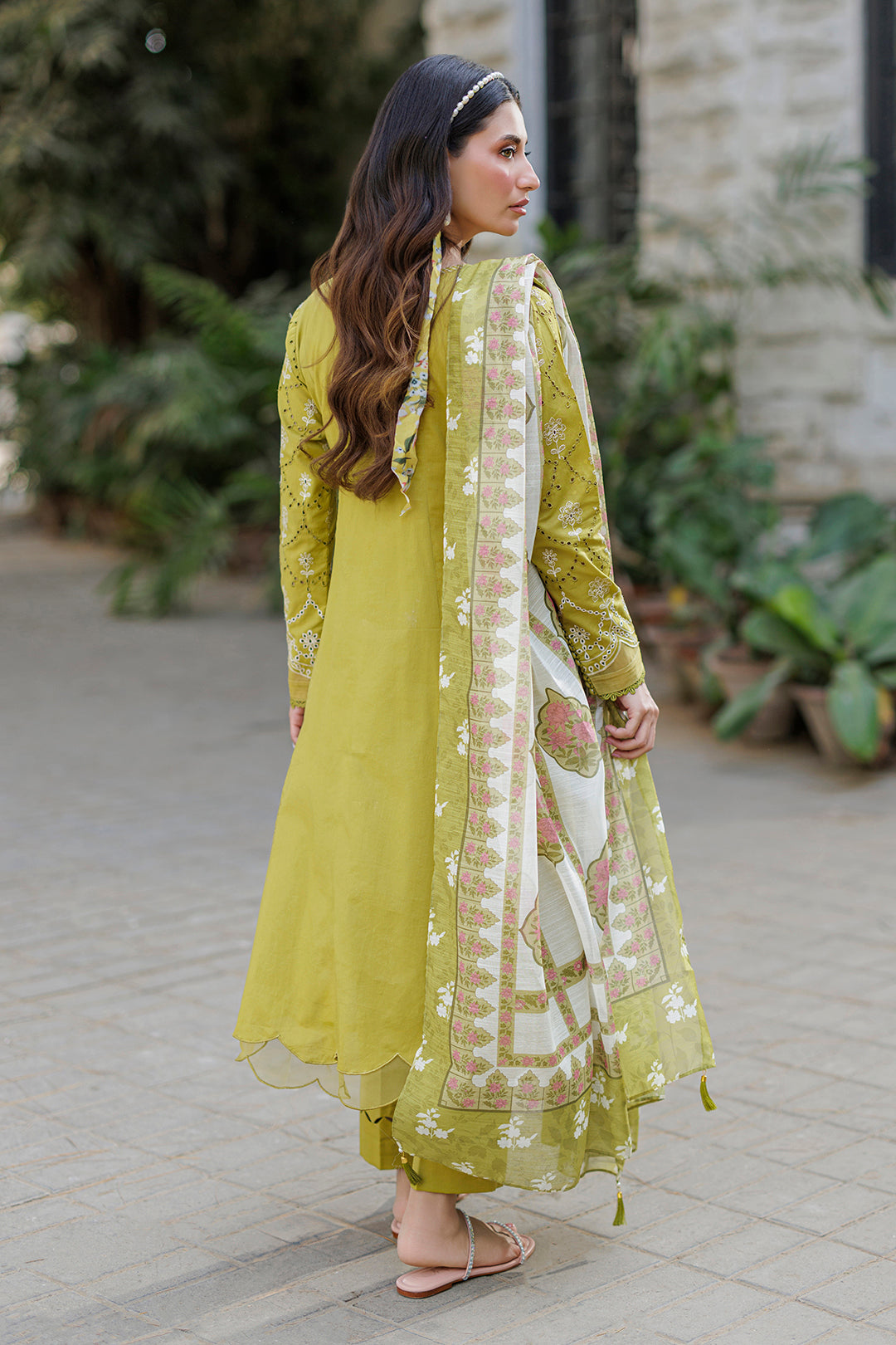 Embroidered Shirt Shalwar Dupatta - 4023
