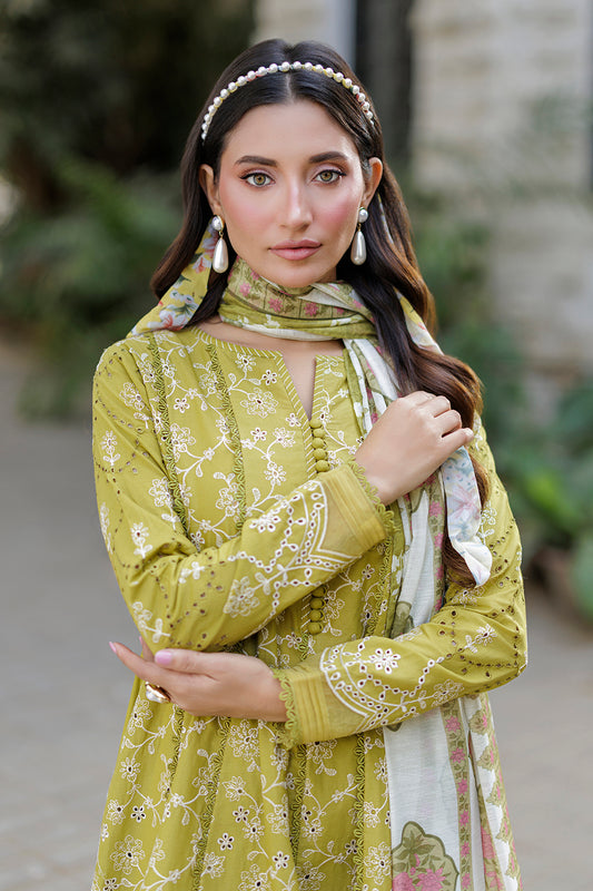 Embroidered Shirt Shalwar Dupatta - 4023