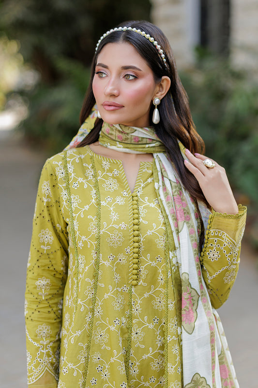 Embroidered Shirt Shalwar Dupatta - 4023