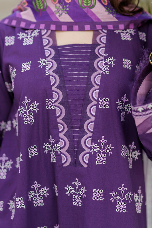 Embroidered Shirt Shalwar Dupatta - 4025