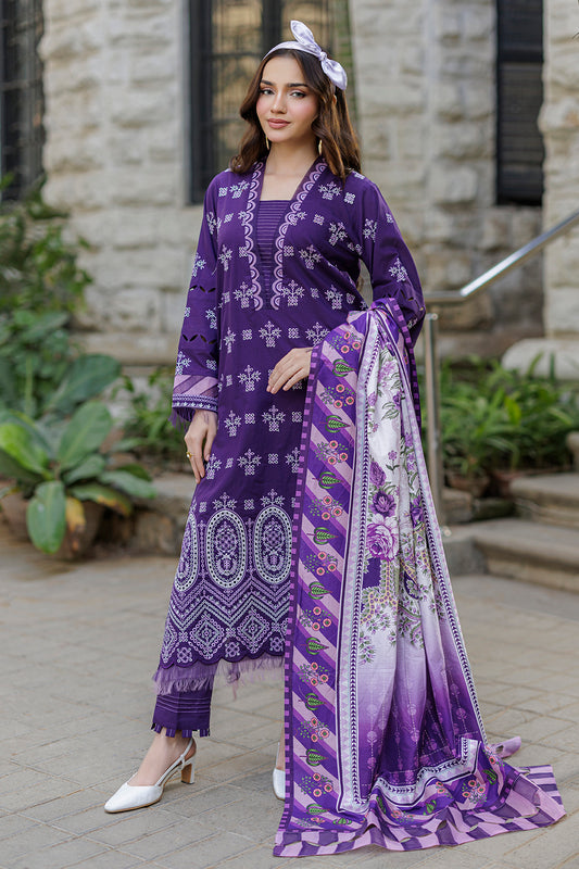 Embroidered Shirt Shalwar Dupatta - 4025
