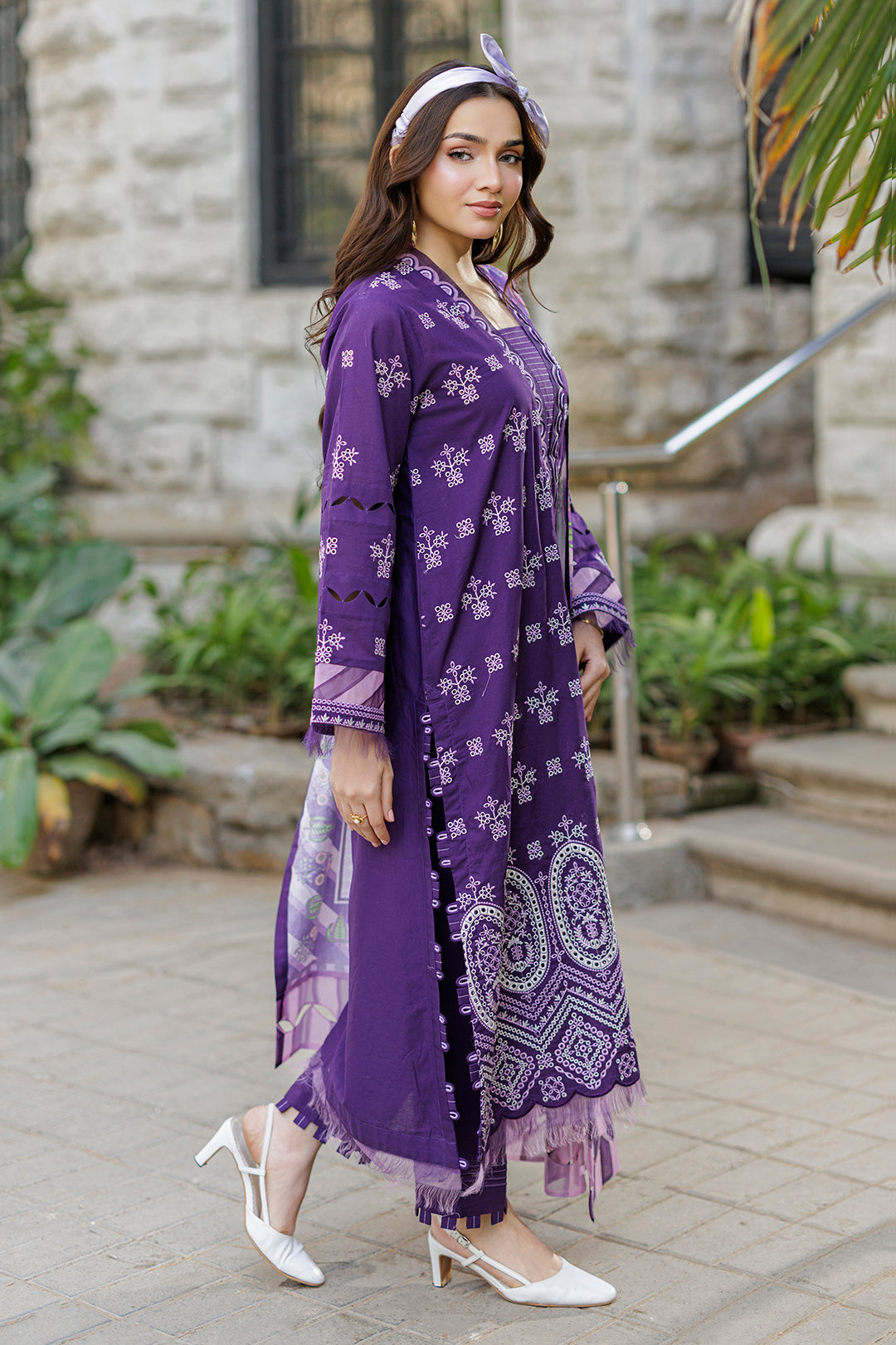 Embroidered Shirt Shalwar Dupatta - 4025 – ZELLBURY