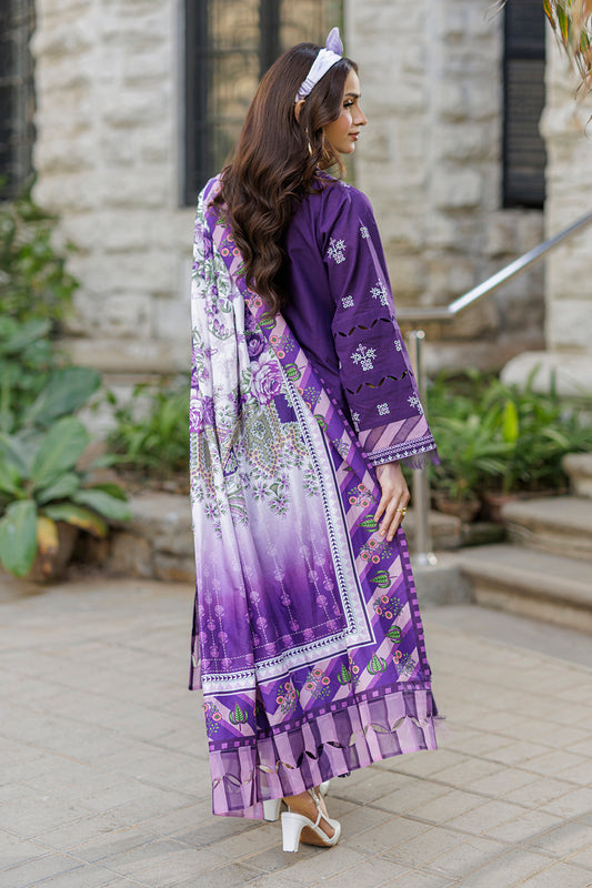 Embroidered Shirt Shalwar Dupatta - 4025