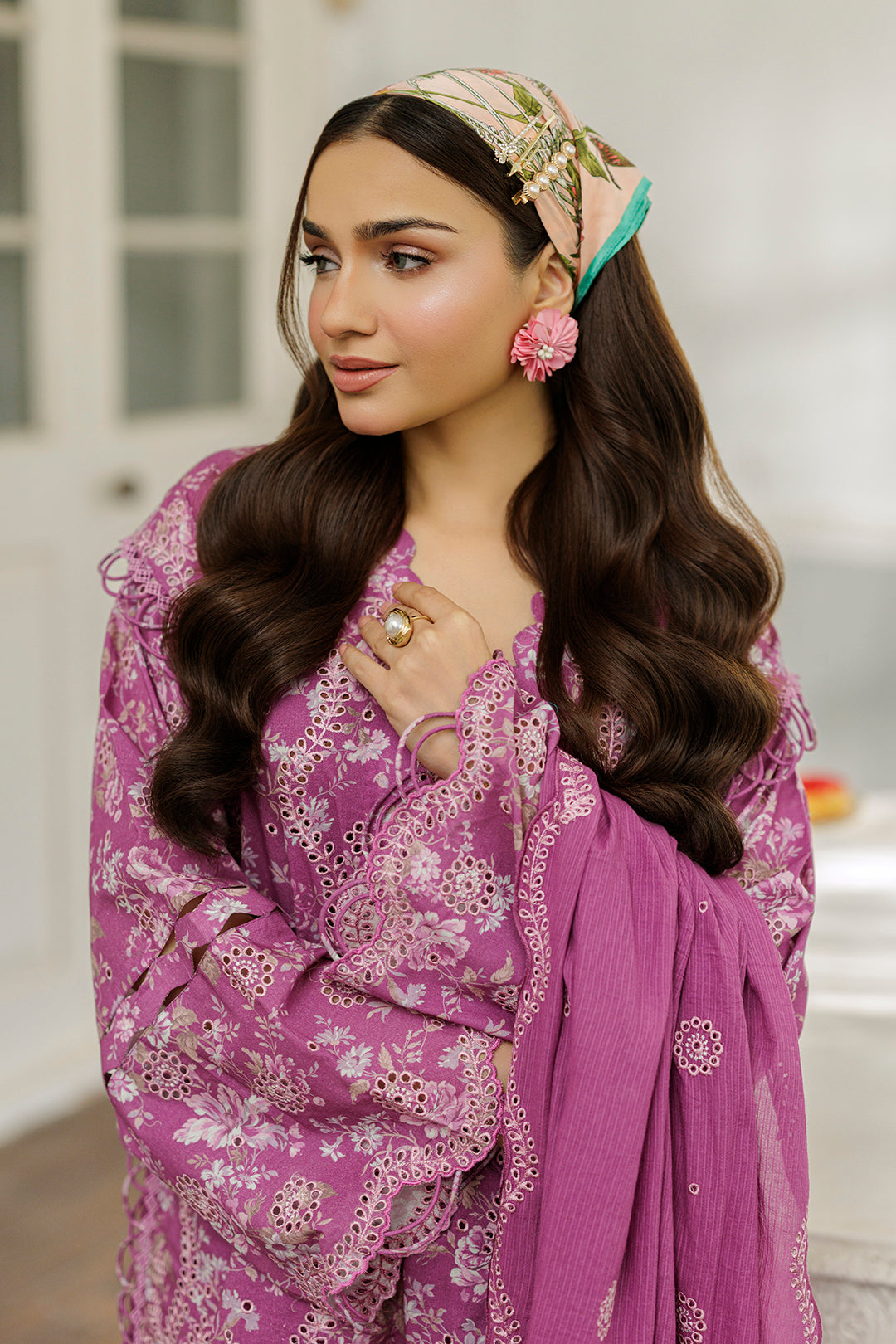 Embroidered Shirt Shalwar Dupatta - 4027