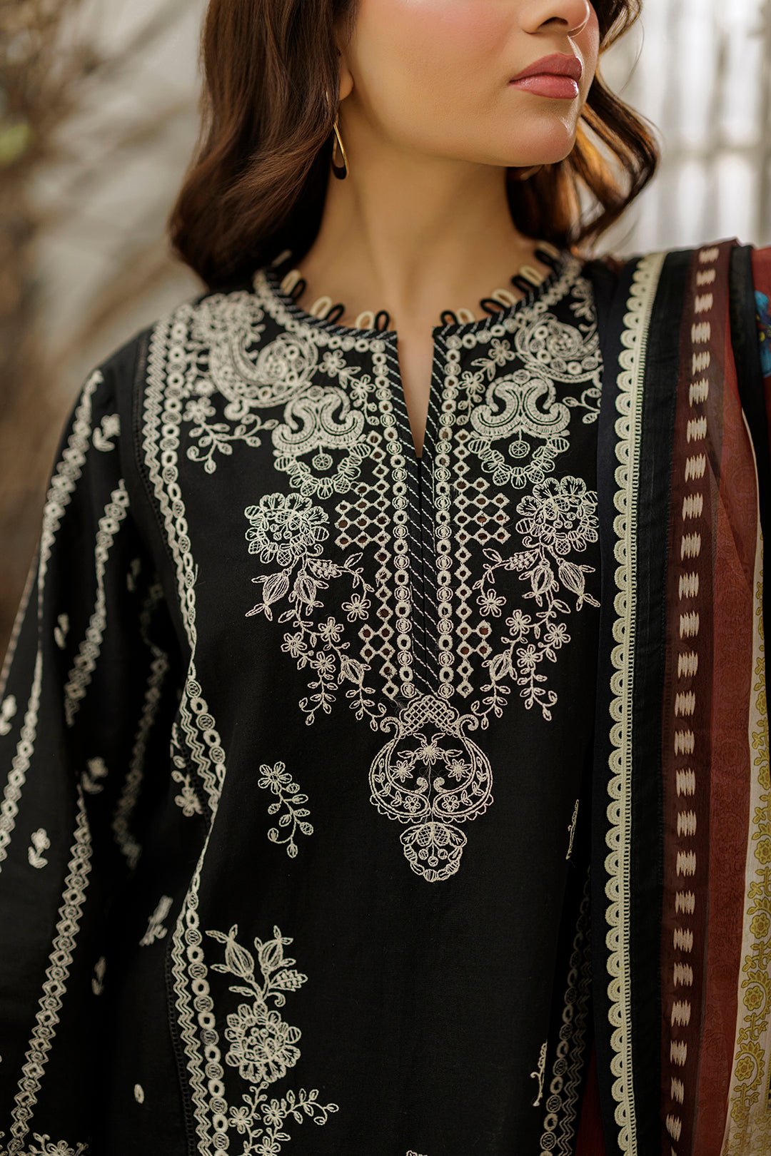 Embroidered Shirt Shalwar Dupatta - 4028