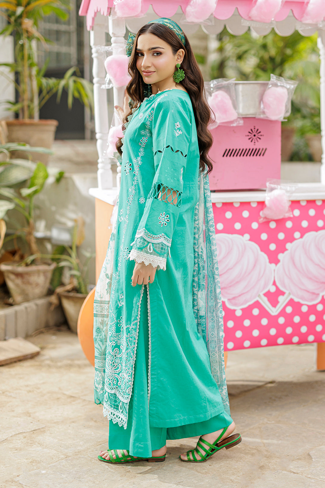 Embroidered Shirt Shalwar Dupatta - 4029