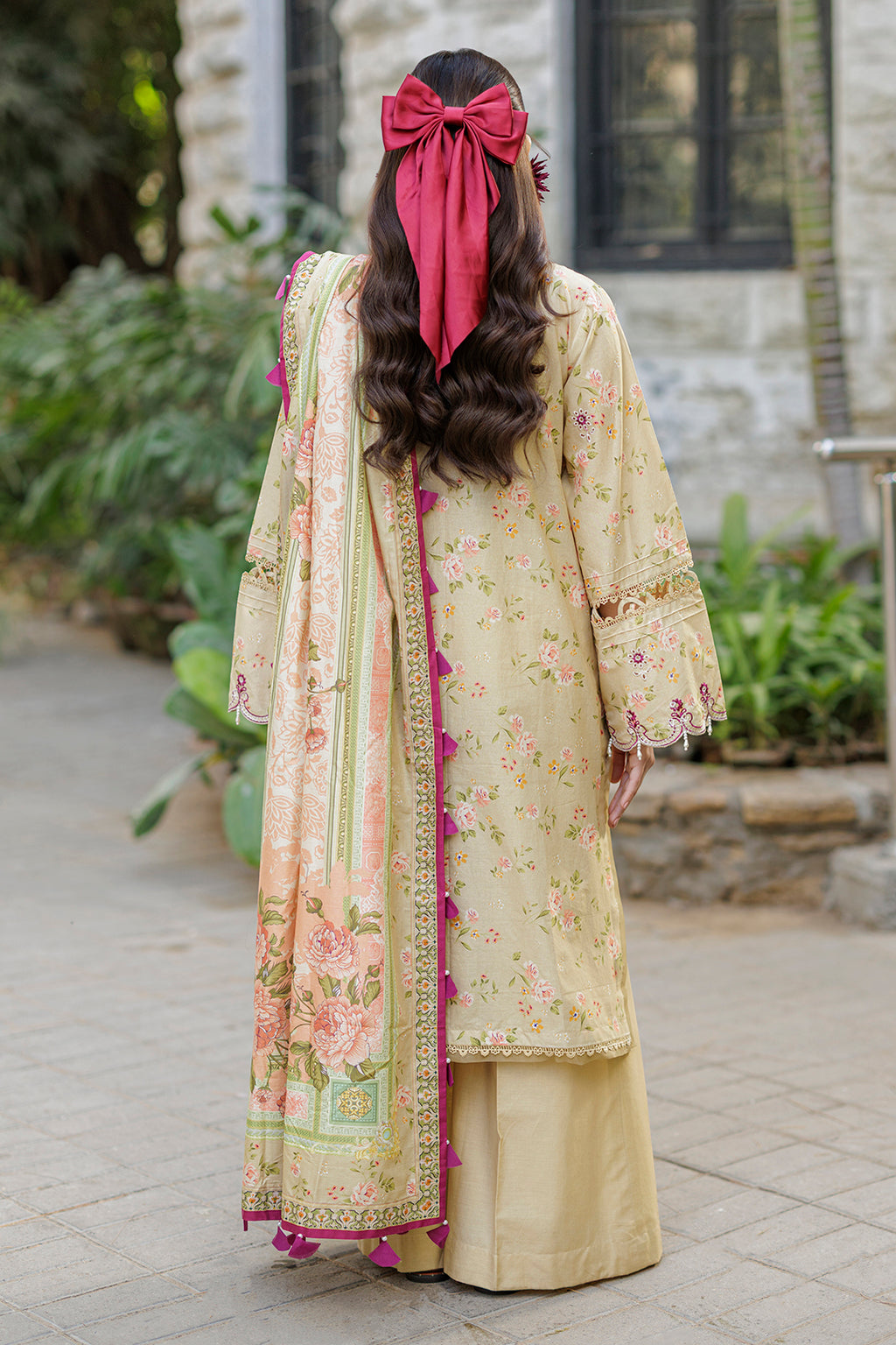 Embroidered Shirt Shalwar Dupatta - 4033