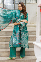 Embroidered Shirt Shalwar Dupatta - 4034
