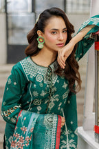 Embroidered Shirt Shalwar Dupatta - 4034
