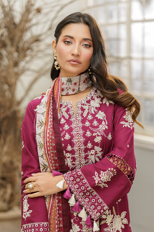 Embroidered Shirt Shalwar Dupatta - 4035