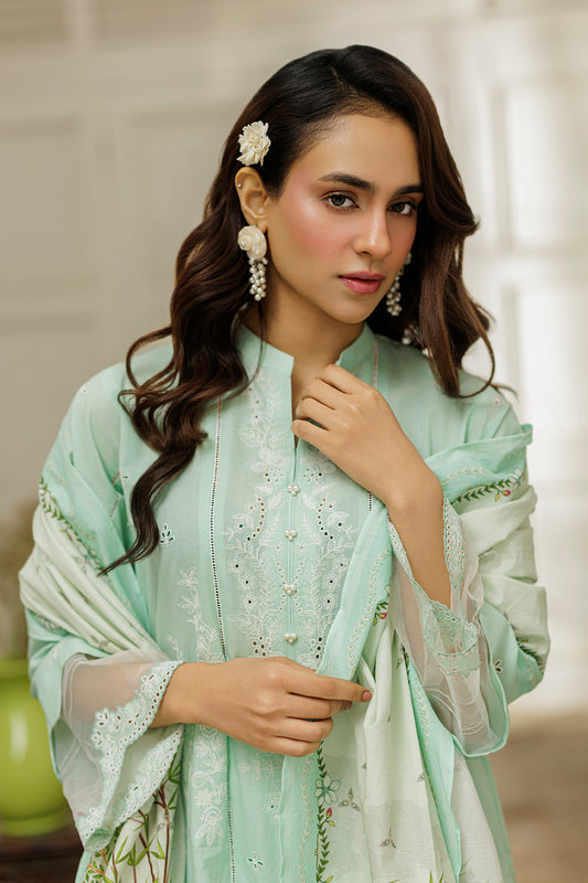 Embroidered Shirt Shalwar Dupatta - 4036