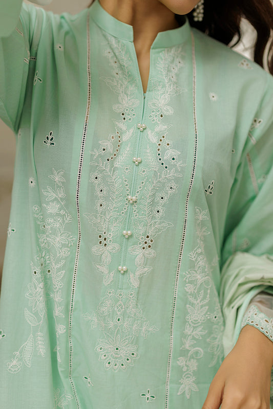Embroidered Shirt Shalwar Dupatta - 4036