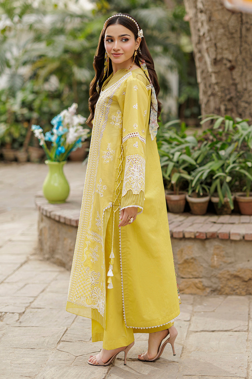 Embroidered Shirt Shalwar Dupatta - 4037