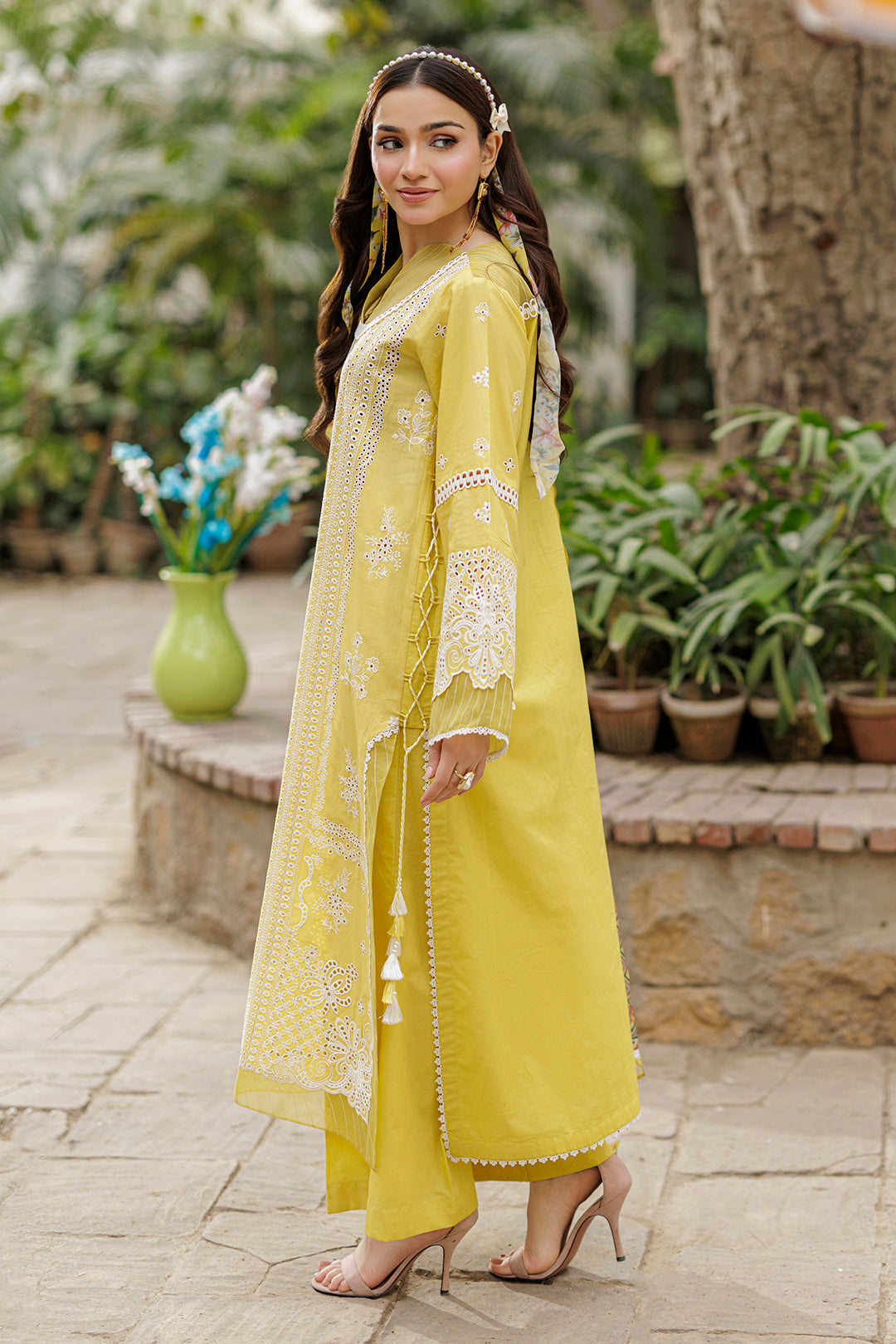 Embroidered Shirt Shalwar Dupatta - 4037