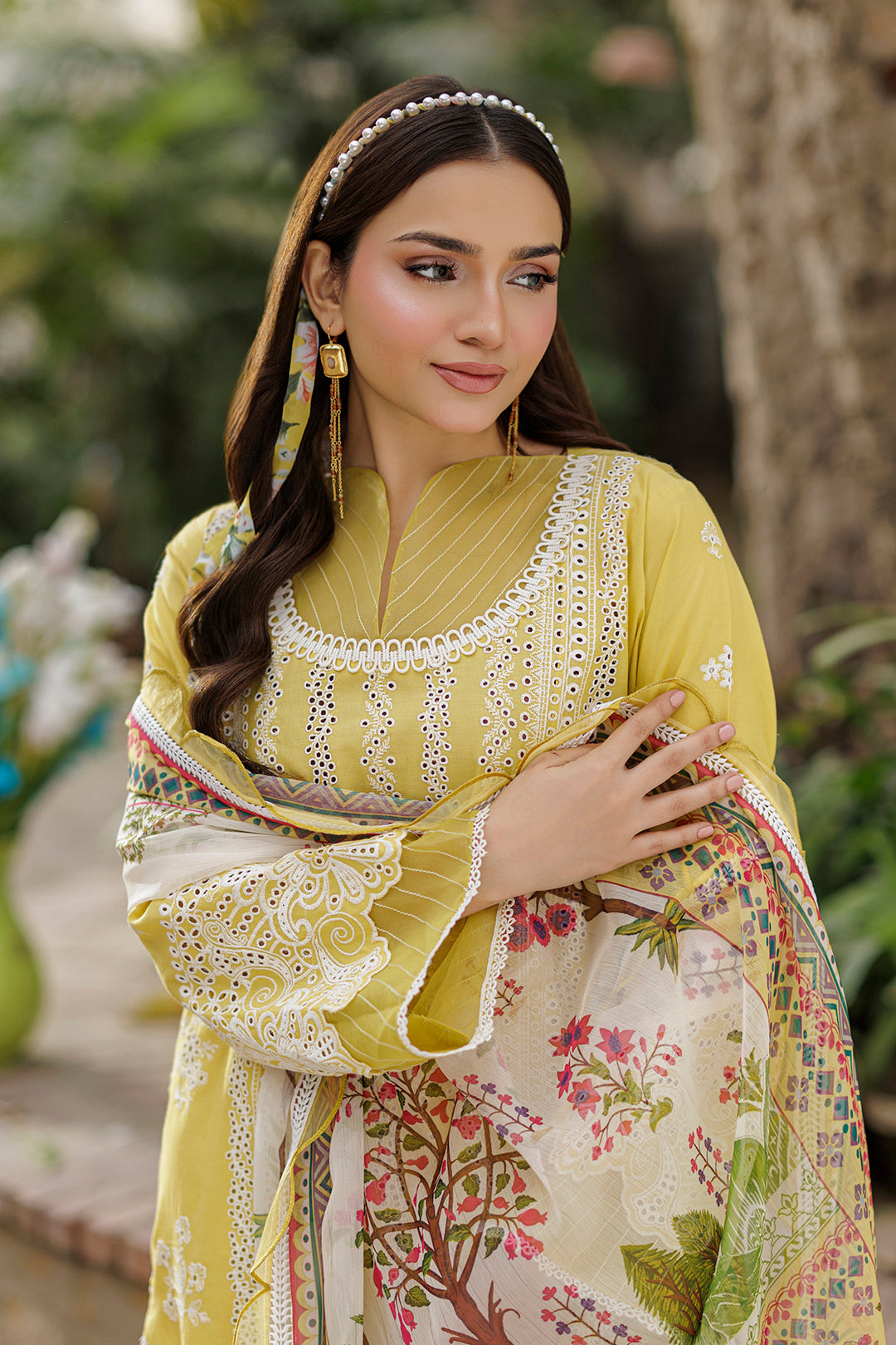 Embroidered Shirt Shalwar Dupatta - 4037