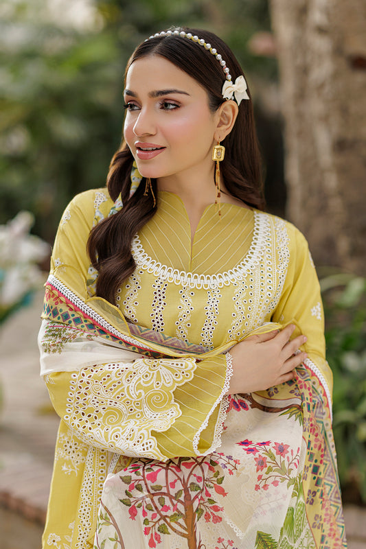 Embroidered Shirt Shalwar Dupatta - 4037