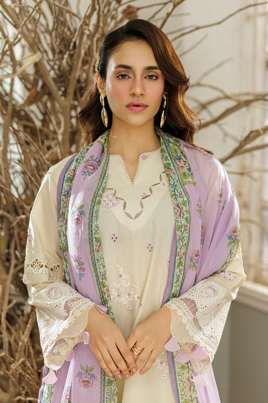 Embroidered Shirt Shalwar Dupatta - 4038
