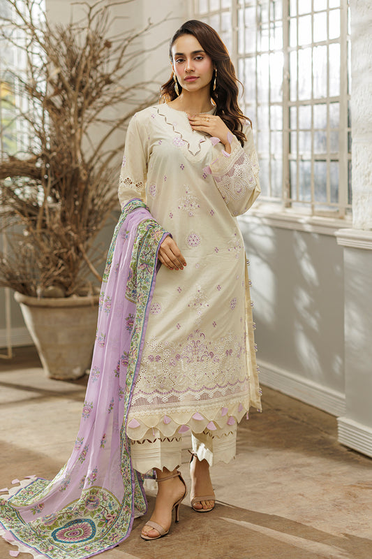 Embroidered Shirt Shalwar Dupatta - 4038