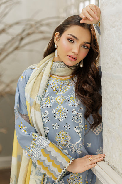 Embroidered Shirt Shalwar Dupatta - 4041