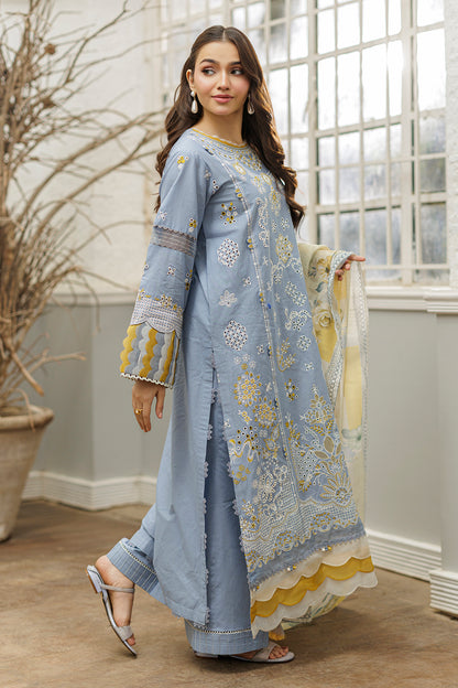 Embroidered Shirt Shalwar Dupatta - 4041