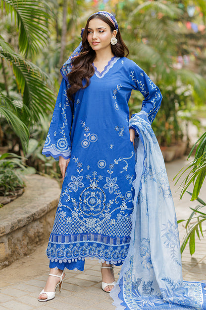 Embroidered Shirt Shalwar Dupatta - 4043