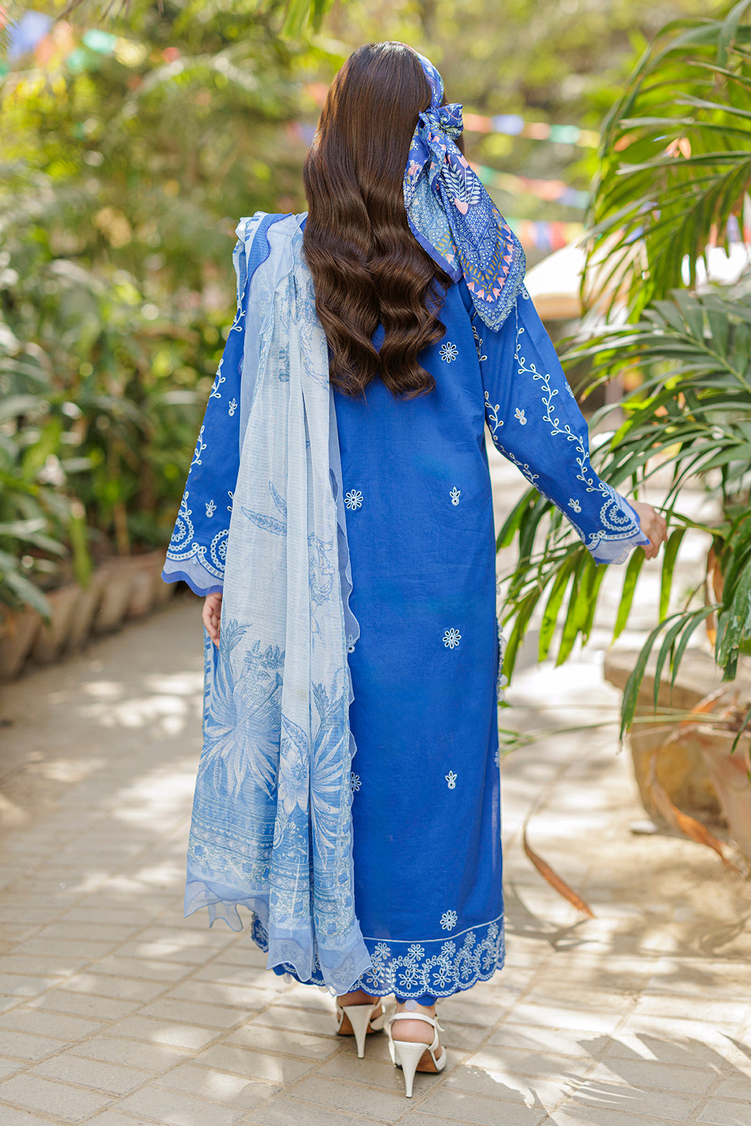 Embroidered Shirt Shalwar Dupatta - 4043