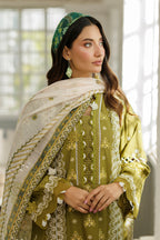 Embroidered Shirt Shalwar Dupatta - 4044