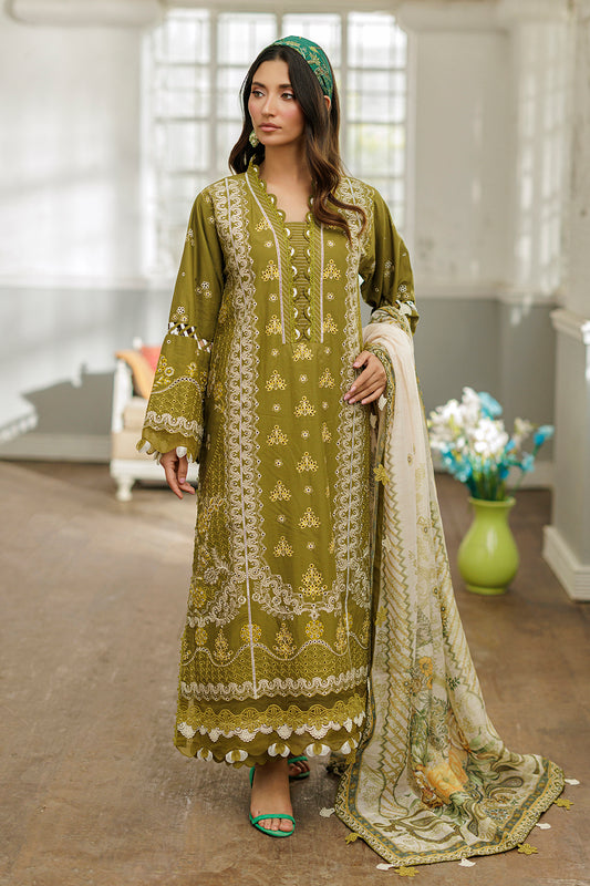 Embroidered Shirt Shalwar Dupatta - 4044