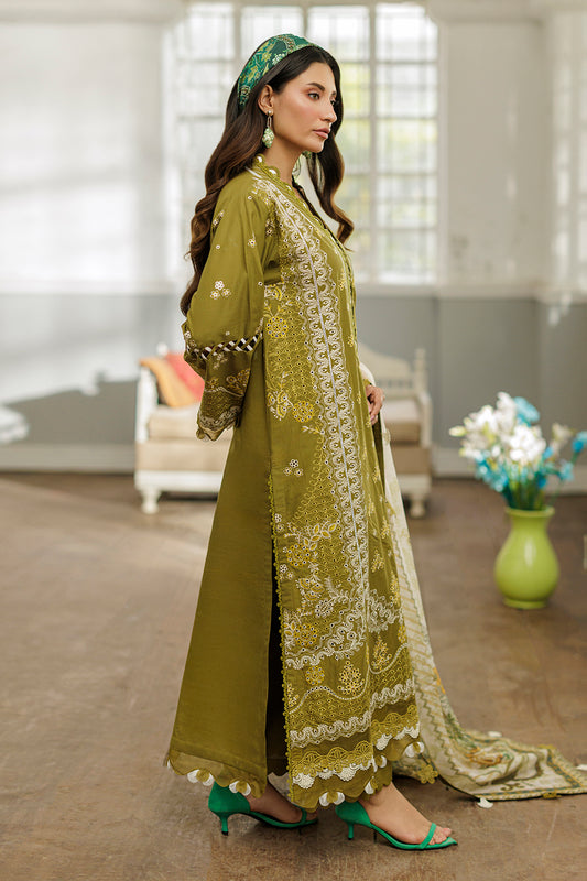 Embroidered Shirt Shalwar Dupatta - 4044