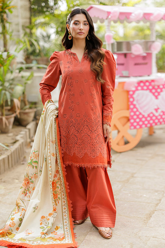 Embroidered Shirt Shalwar Dupatta - 4045