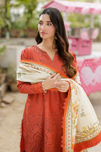 Embroidered Shirt Shalwar Dupatta - 4045