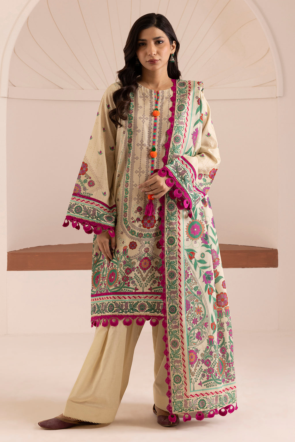 Shirt Shalwar Dupatta - 0195
